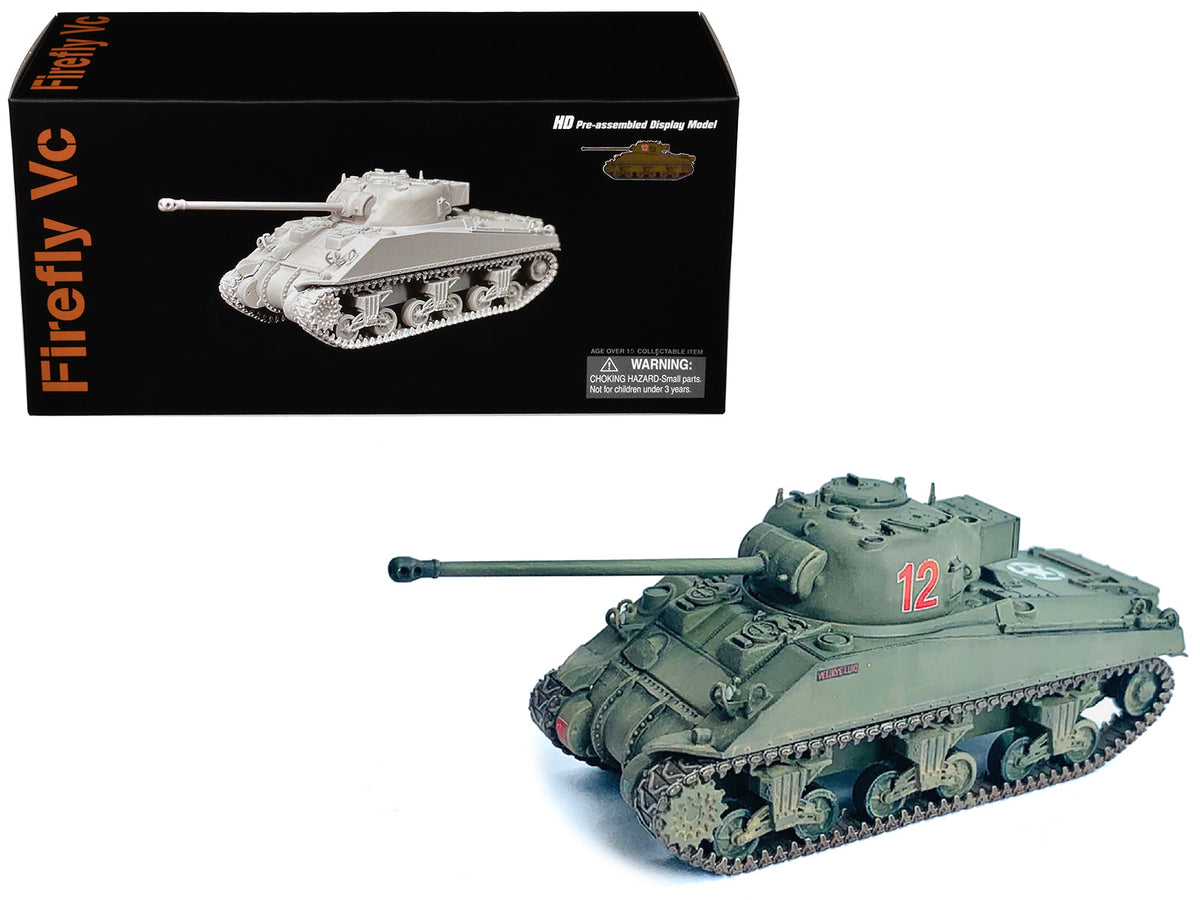 Rapid Vehicles British Sherman Firefly Vc Tank #12 "3 Troop A Sqd. Northamptonshire Yeomanry...