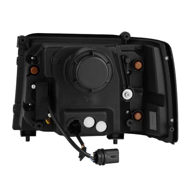 AlphaRex 92-96 Ford F-Series/Bronco NOVA-Series LED Proj Headlight Alpha-Bk w/Actv Light SS & SBDRL 880269 *Discontinued