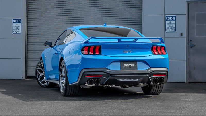 Borla 2024 Ford Mustang GT 5.0L V8 w/ Active Exhaust S-Type Cat-Back Exhaust System - Carbon Fiber 140962CFBA