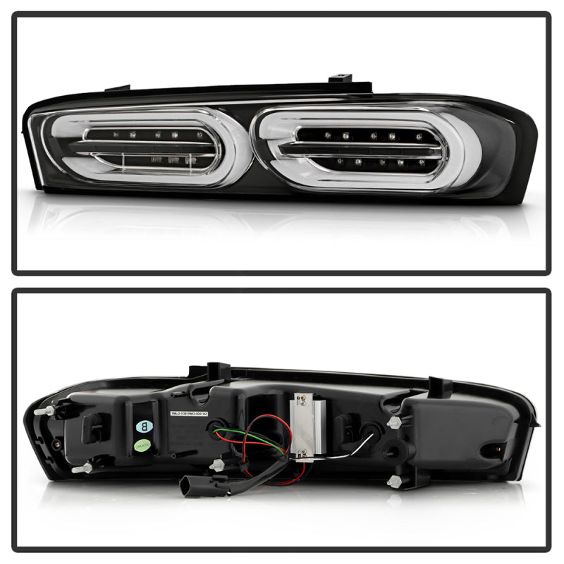 Spyder Chevy Camaro 16-18 Halogen LED Tail Lights Black ALT-YD-CCAM16HAL-SEQ-BK 5087218