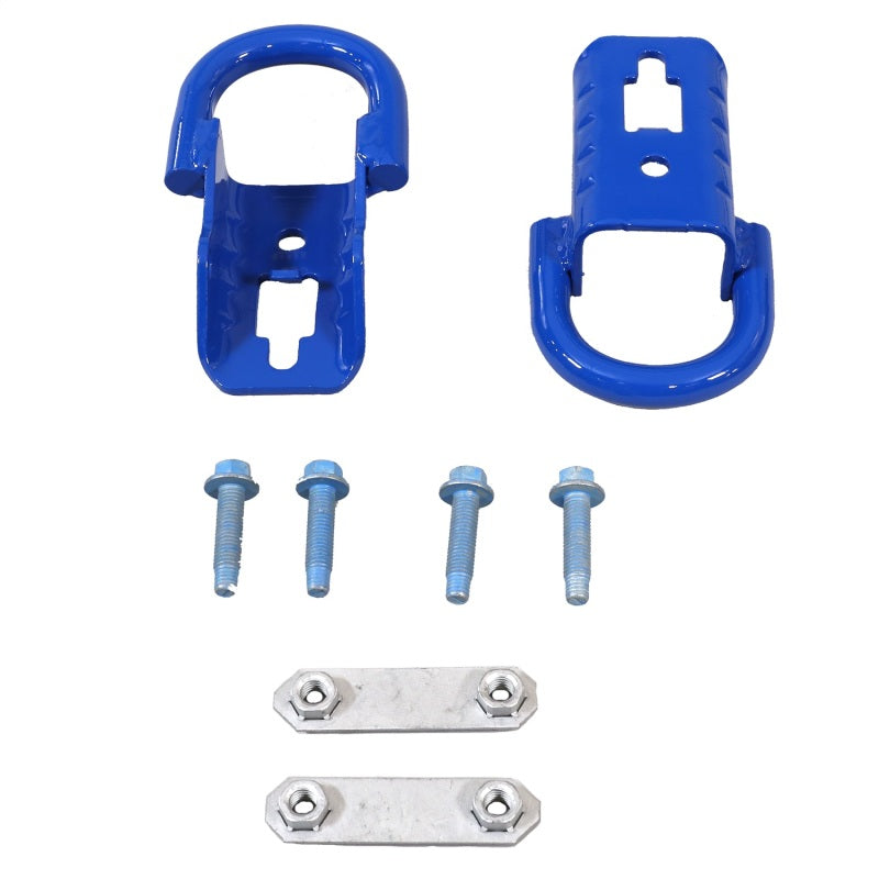 Ford Racing 15-22 F-150 Tow Hooks - Blue (Pair) M-18954-F15B