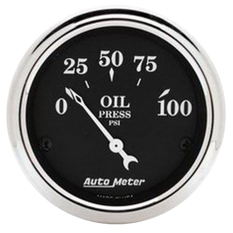 FR SPORT Autometer Old Tyme Black 5 Piece Kit (MPH/FUEL/OILP/WTMP/BAT) 55-59 Chevy Truck...
