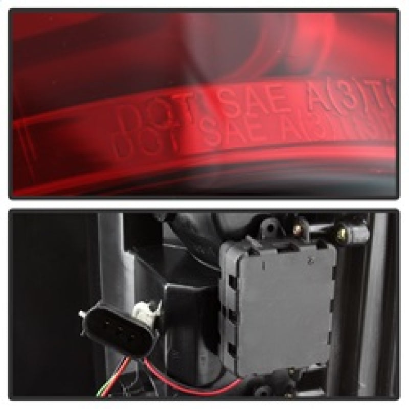 Spyder Ford F150 2015-2017 Light Bar LED Tail Lights - Red Clear ALT-YD-FF15015-LBLED-RC 5083692