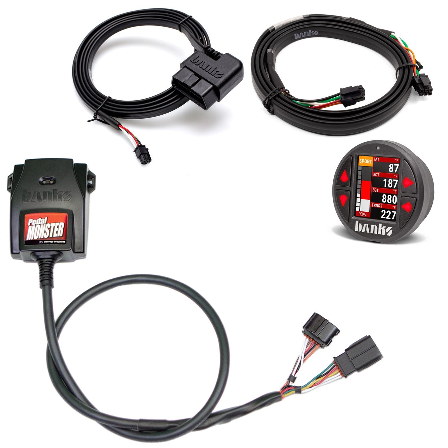 Banks Power Pedal Monster Kit Sumitomo TS 025 Sealed Series 6-Way CONFIG 1 PM-05 With iDash Pro 64327-P
