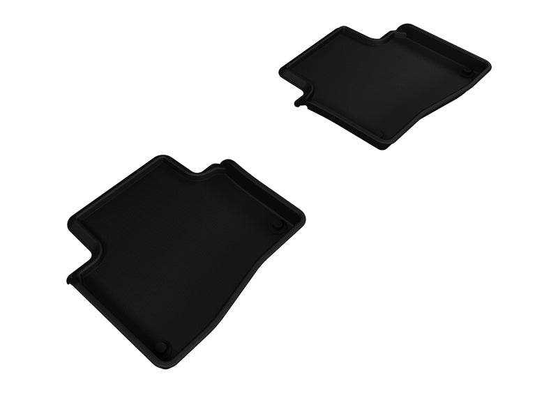 3D MAXpider 2013-2019 Cadillac XTS Kagu 2nd Row Floormats - Black L1CD01121509