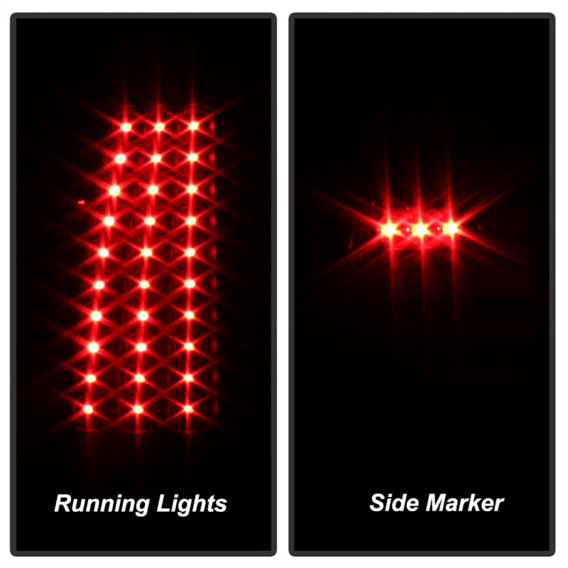 FR SPORT SPYDER Xtune Chevy Silverado 1500/2500/3500 99-02 LED Tail Lights Black...