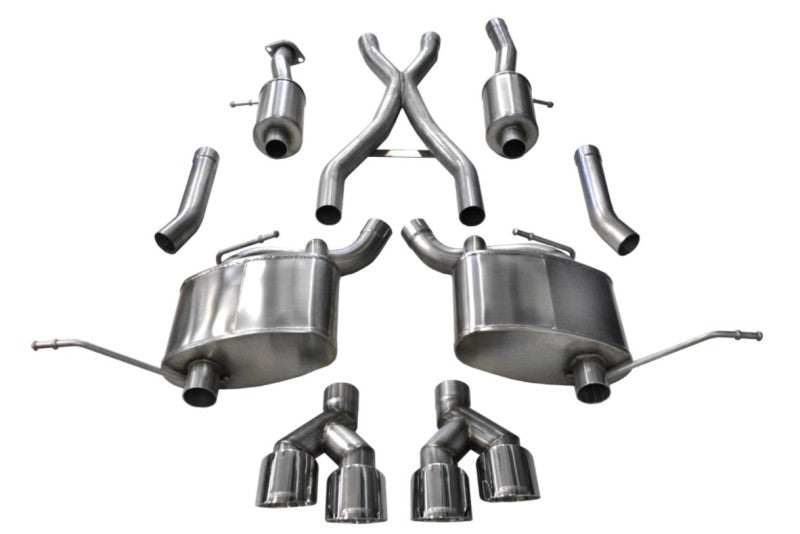 FR SPORT Corsa 11-20 Jeep Grand Cherokee 3.6L V6 Polished Sport Cat-Back Exhaust 14984 - View 3