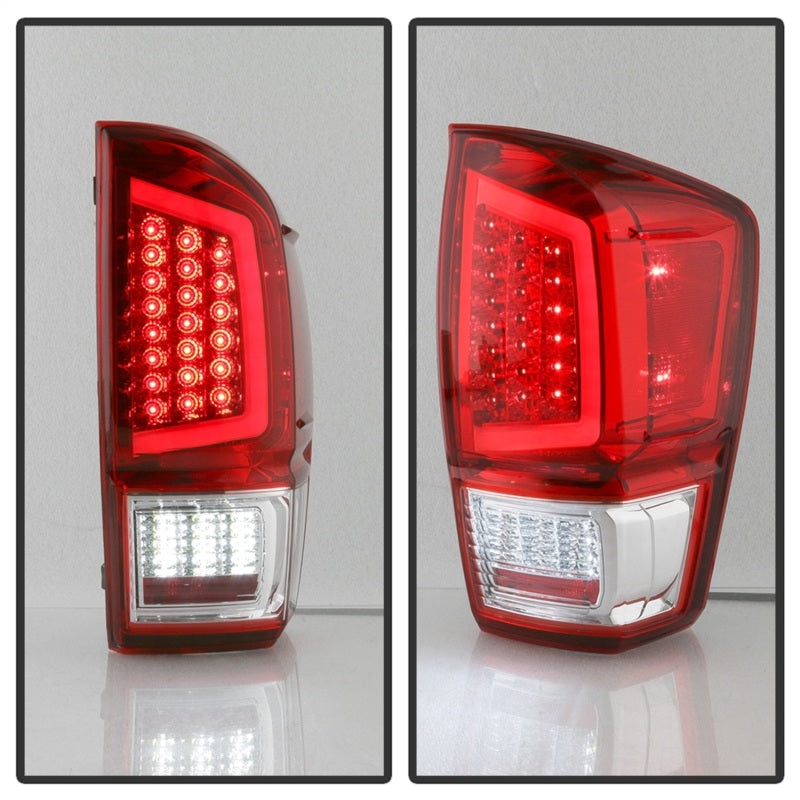 FR SPORT SPYDER xTune 16-18 Toyota Tacoma Light Bar LED Tail Lights - Chrome...