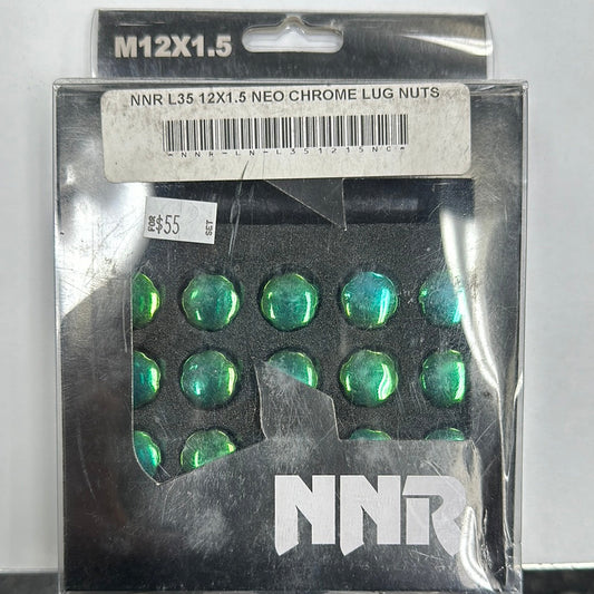 Speedzone Performance LLC NNR neo chrome lugnuts 12x1.5 close end Nnr-ln-l351215nc