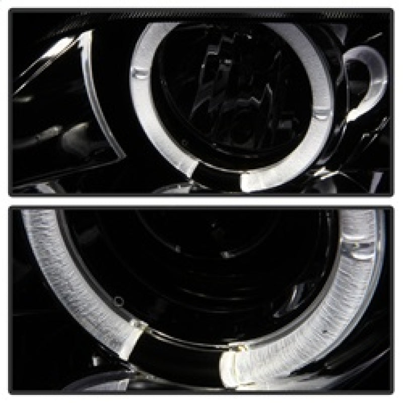 FR SPORT Spyder BMW Z3 96-02 Projector Headlights LED Halo Smoke High H1 Low H1...