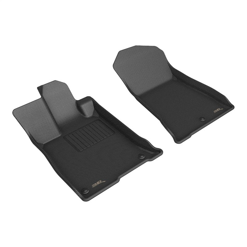 3D MAXpider 21-23 Acura TLX R1 Floor Mats - Kagu Black L1AC01911509