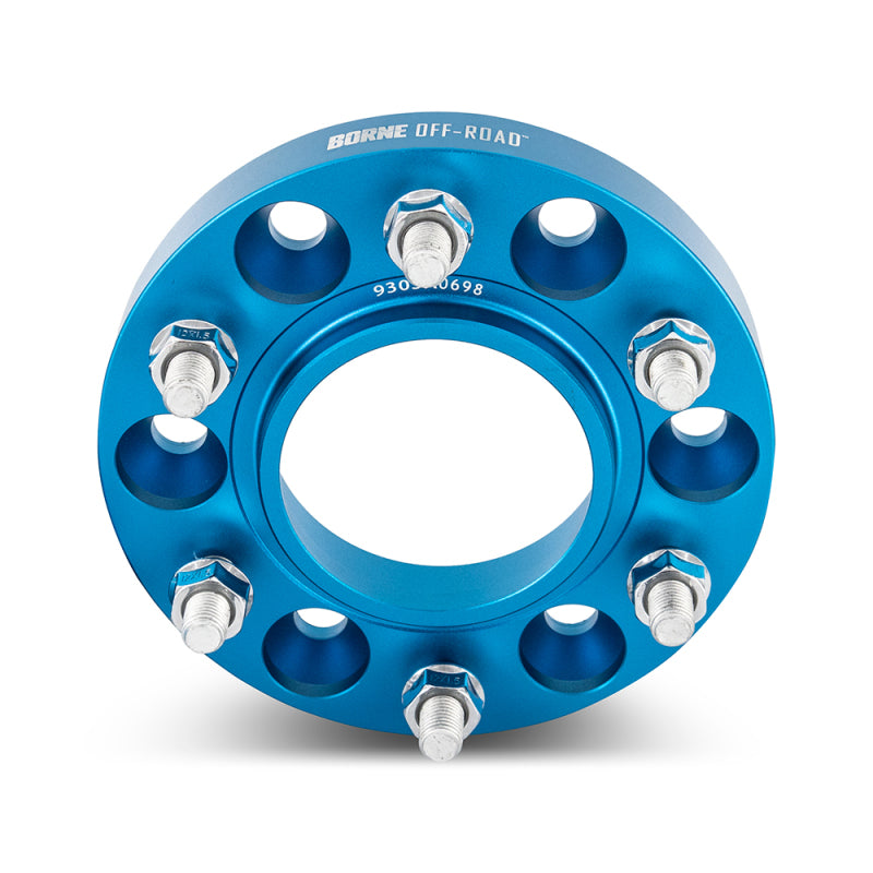Borne Off-Road Wheel Spacers - 6x139.7 - 78.1 - 25mm - M14x1.5 - Blue BNWS-005-250BL