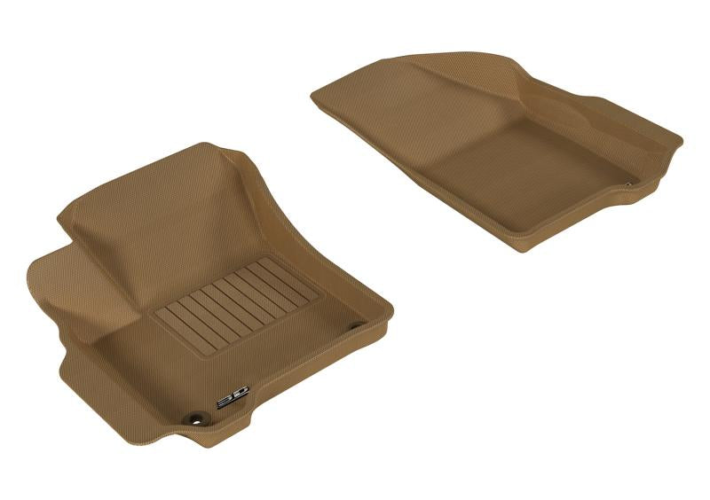 3D MAXpider 2012-2019 Dodge Journey Kagu 1st Row Floormat - Tan L1DG01211502