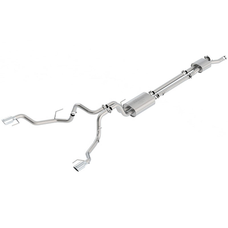 FR SPORT Ford Racing 2017 F150 Raptor 3.5L Sport Cat-Back Exhaust System Dual Rear Exit w/ Chrome...