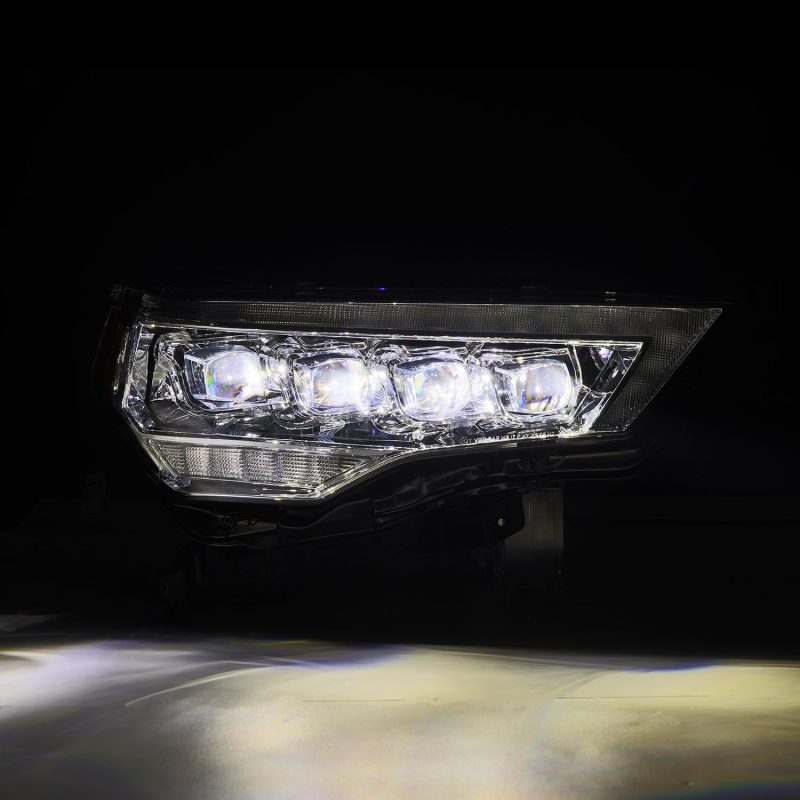 FR SPORT AlphaRex 14-22 Toyota 4Runner NOVA LED Proj Headlights Chrome w/ Activ Light/Seq...