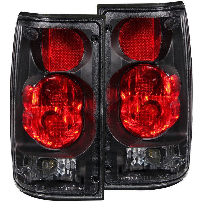 Anzo 1989-1995 Toyota Pickup Taillights Black