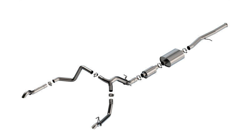 FR SPORT Borla 22-23 Chevrolet Silverado 1500 ZR2 & AT4X 6.2L CC SB 147.5in WB S-Type Cat-Back...