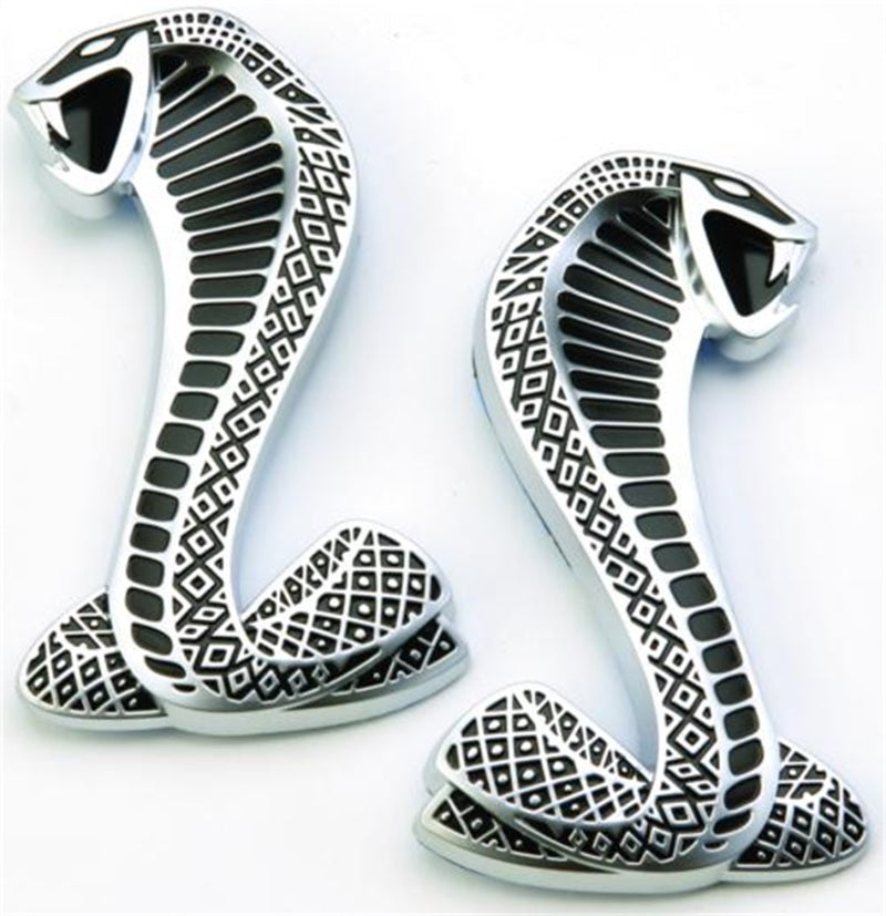 Ford Performance Parts Ford Racing 2007-2009 Mustang SVT Cobra Snake Fender Emblems