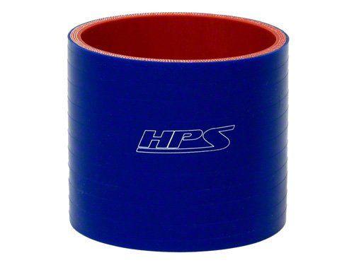 HPS 1-3/8" ID, 4" Length, Silicone Straight Coupler Hose, High Temp 4-ply Reinforced, 35mm ID, Blue