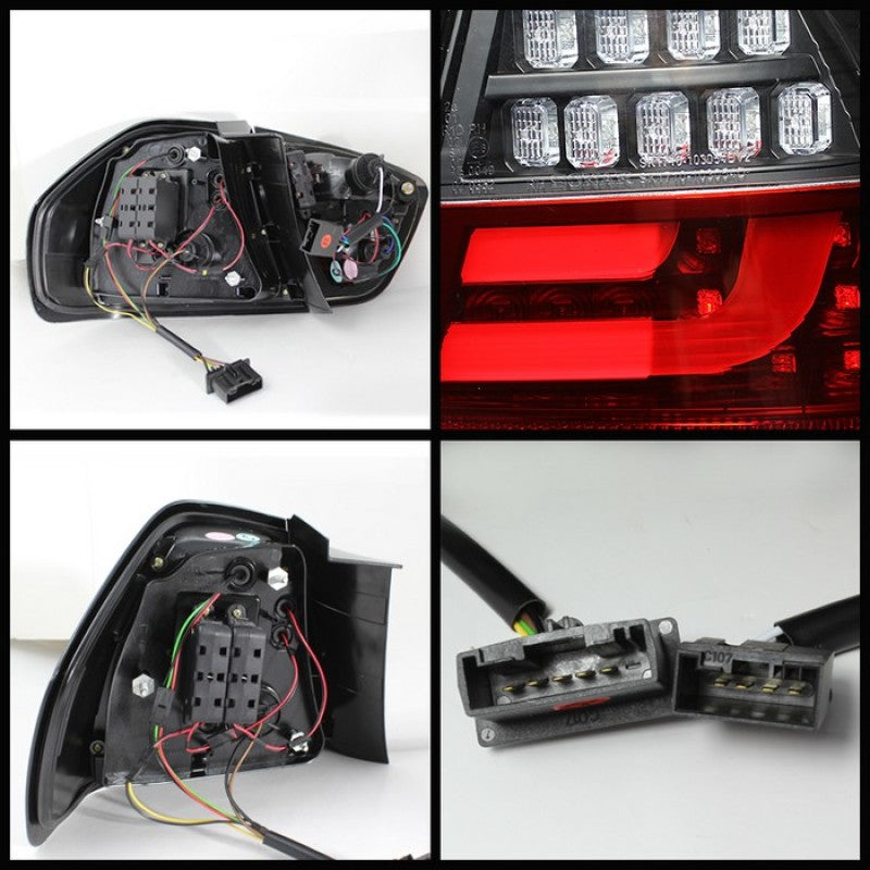 Spyder BMW E90 3-Series 06-08 4Dr LED Indicator LED Tail Lights Blk ALT-YD-BE9006-LBLED-G2-BK 5071958