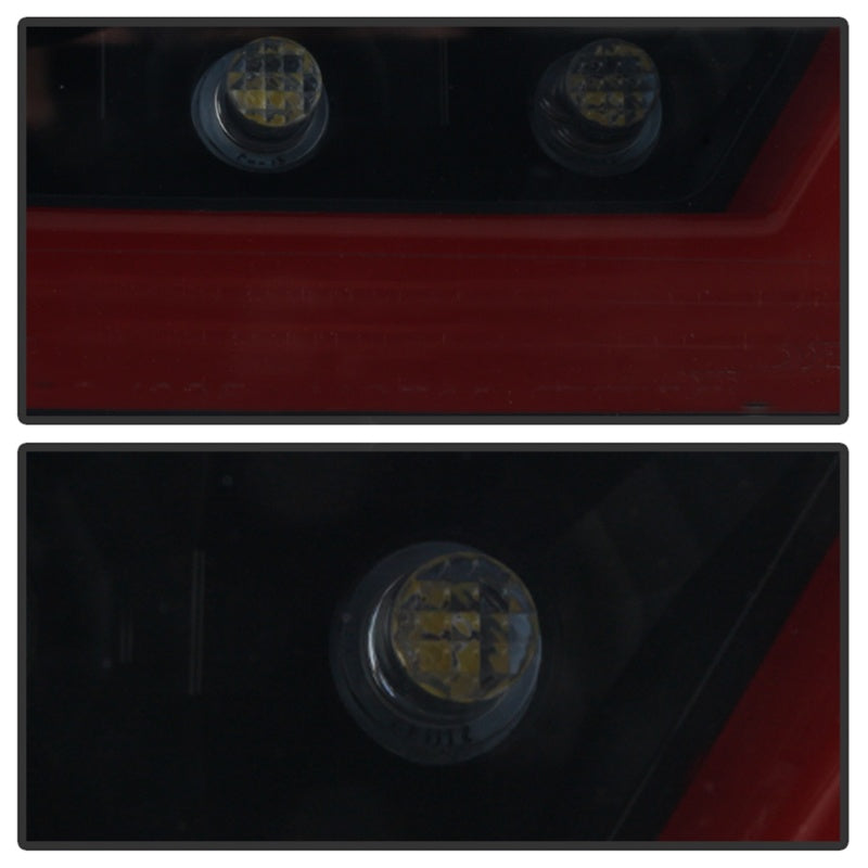 FR SPORT Spyder 15-16 Ford Mustang LED Reverse Lights - Black Smoke w/ Red Bar...