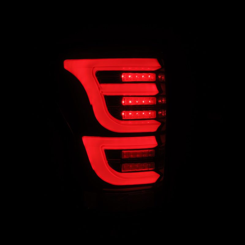 AlphaRex 07-13 Toyota Tundra LUXX-Series LED Tail Lights Black-Red 670050 *Discontinued