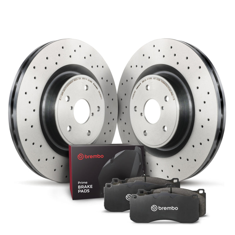 Brembo OE 01-07 Porsche 911/09-12 911 Front Disc Brake Kit KT04378