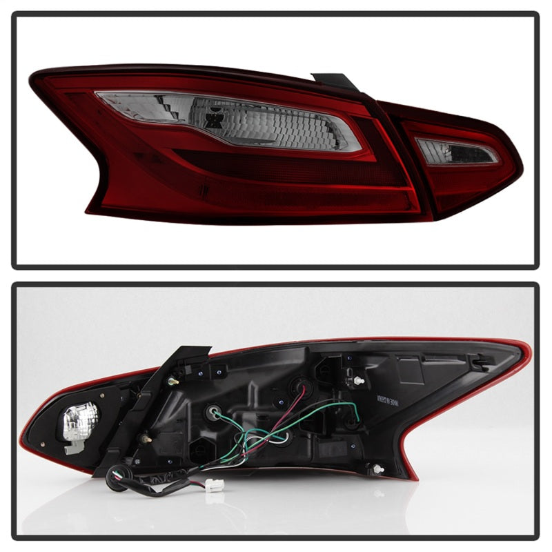 FR SPORT SPYDER xTune 16-18 Nissan Altima 4DR OEM Tail Light - Red Smoke (ALT-JH-NA16-4D-RSM)...