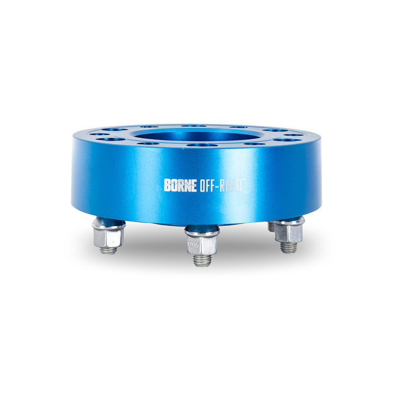 Borne Off-Road Wheel Spacers - 6x139.7 - 93.1 - 35mm - M12 - Blue BNWS-001-350BL