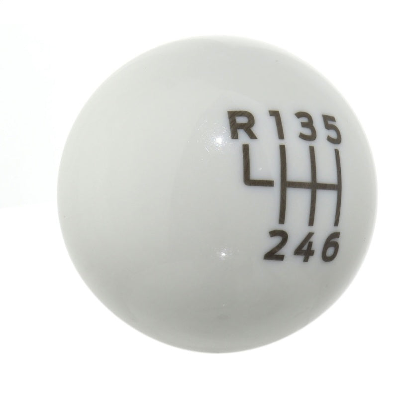 Ford Racing 15-19 Ford Mustang EcoBoost / GT w/ 6-Speed Manual Transmission Bullitt White Shift Knob M-7213-M8B
