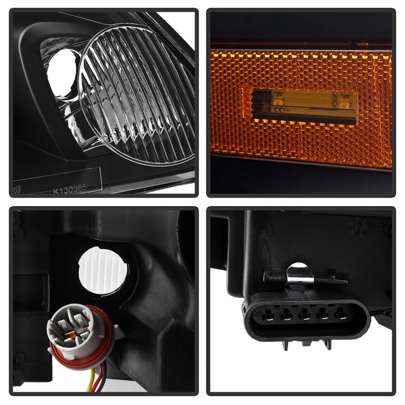 FR SPORT SPYDER xTune 06-13 Chevrolet Impala LED Light Bar Headlights - Black...