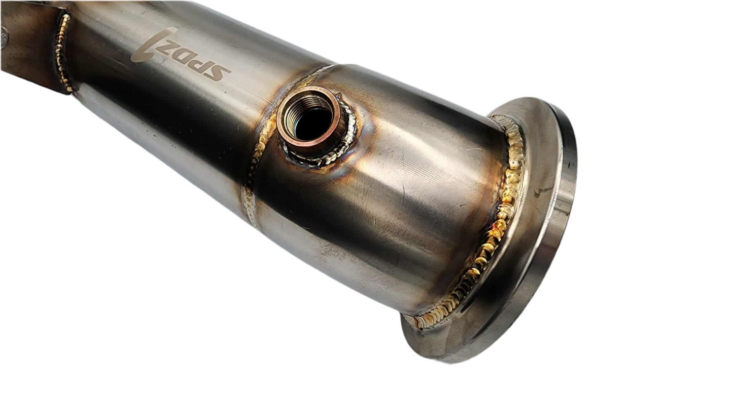 SPDZ1 J-Pipe High Flow Downpipe Combo — 2015-2021 Subaru WRX FA20 6MT