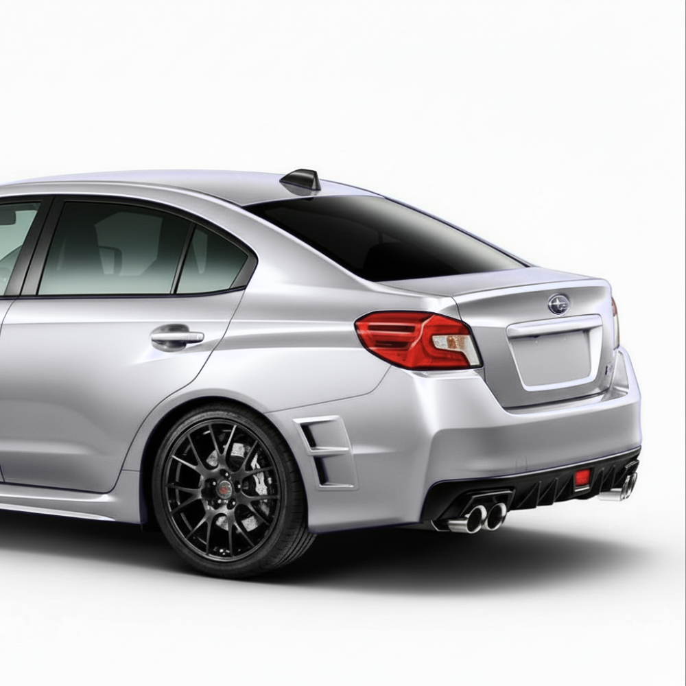 JDMuscle [15-21 WRX/STI] Painted Matched S207 Style Rear Bumper Vents