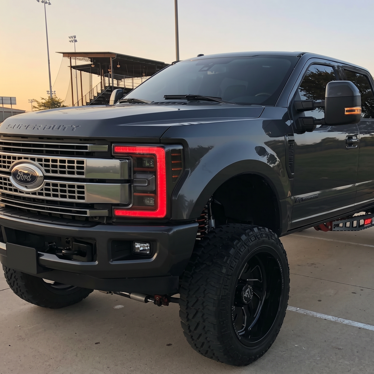 RGB Halo Kits Ford Super Duty Flow Series DRL Boards (2017-2019) - View 5