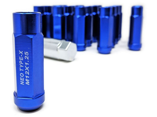 FR SPORT Godspeed New Type-X 60mm Open End Aluminum Lug Nuts 20 pcs. Set M12 X 1.25 - View 2