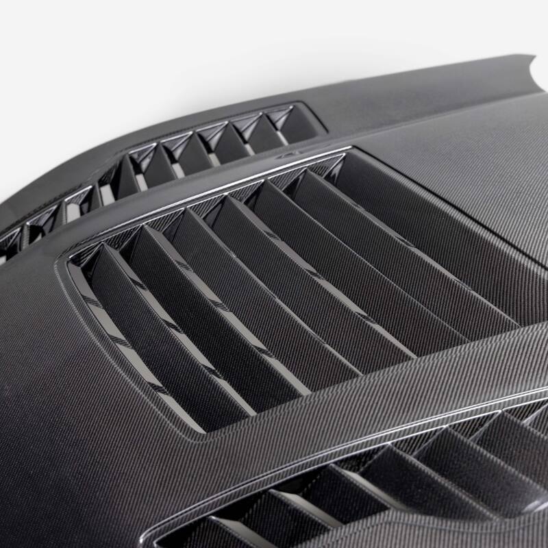 Anderson Composites 2024 Ford Mustang Type-GT4 Double-Sided Carbon Fiber Hood AC-HD24FDMU-GT4-DS