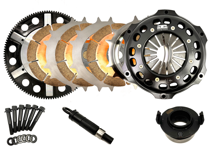 Competition Clutch Honda/Acura K Series 184mm Triple Disc Ceramic Clutch Kit 1848037-3