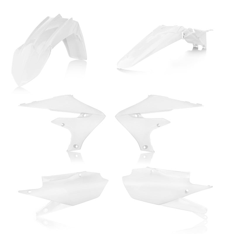 Acerbis 18+ Yamaha YZ250F/ YZ450FX/WR450F/YZ250FX/WR250F/ YZ450F Plastic Kit - White 2685910002