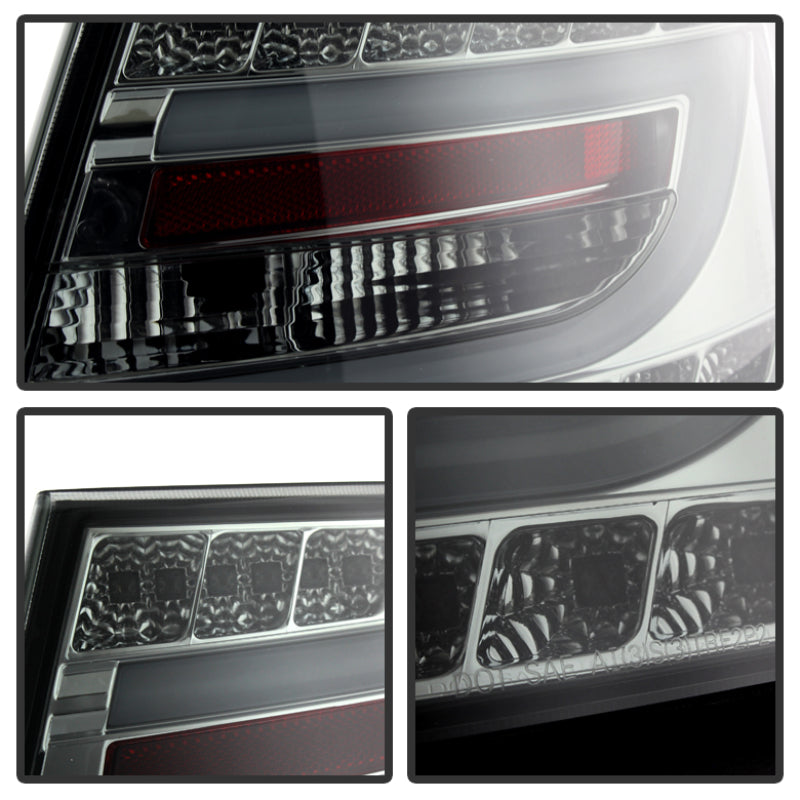Spyder Audi A6 05-08 4Dr Sedan Light Bar LED Tail Lights Smke ALT-YD-AA605-LBLED-SM 5079626