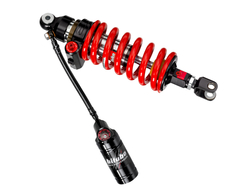 Bitubo Suspension Bitubo CLU3 Monoshock Adjustable: Hydraulic Spring Preload, Reb., Double Comp., Length, Red Spring K0109CLU31V2