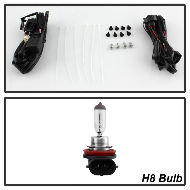 Spyder 17-18 Nissan Rogue (Will Not Fit Sport Models) OEM Fog Lights w/Switch - Clear (FL-NR2017-C) 5084927
