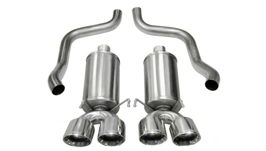 FR SPORT Corsa Performance 09-13 Chevrolet Corvette C6 6.2L V8 Polished Xtreme Axle-Back Exhaust