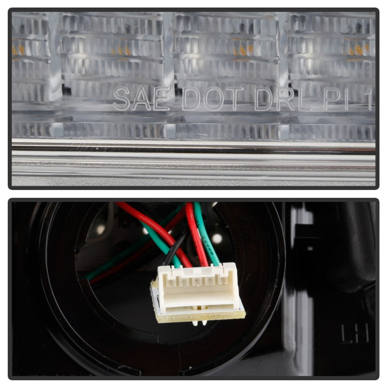Spyder Jeep Wrangler 2018-2019 (LED Model Only) LED Front Bumper Lights - Sequential Signal - Chrome 5086792
