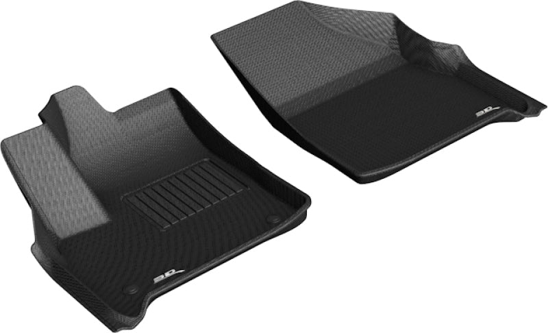 3D MAXpider 2018-2020 Chevrolet Traverse Kagu 1st Row Floormat - Black L1CH08611509