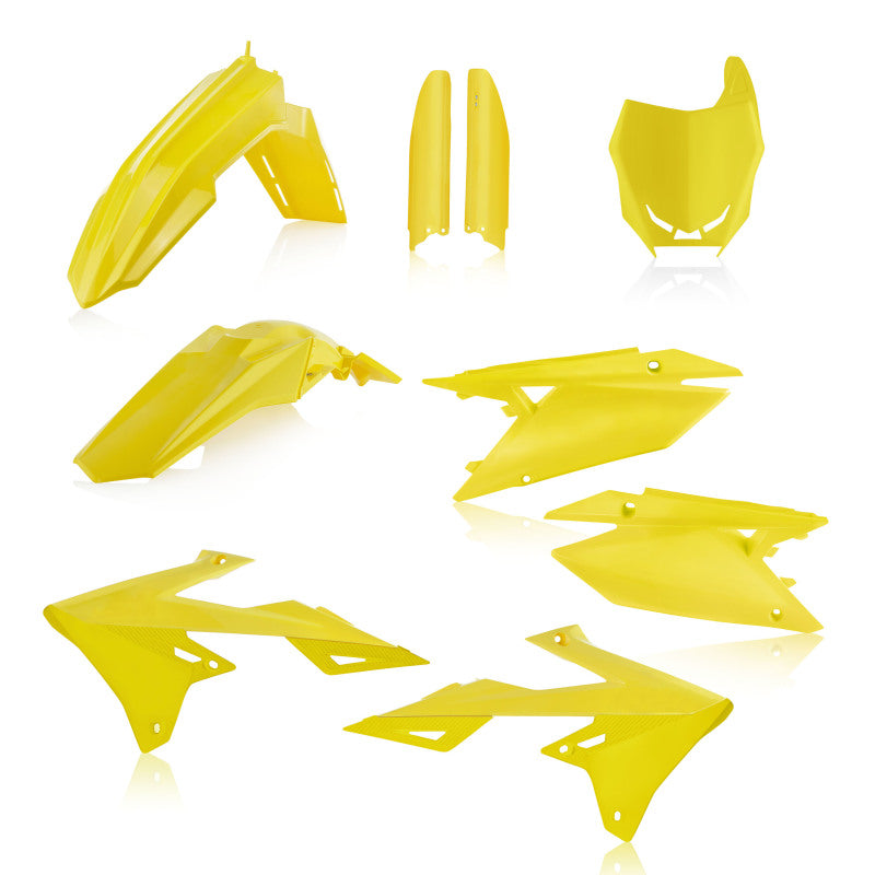 Acerbis 18+ Suzuki RMZ250/ RMZ450 Full Plastic Kit - RM Yellow 2686550231