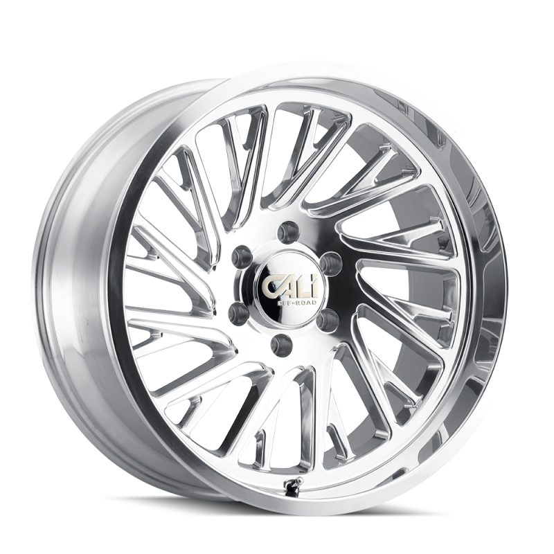 Cali Off-Road 9114 Purge 20x10 / 8x165.1 BP / -25mm Offset / 125.2mm Hub Polished Wheel 9114-2181P