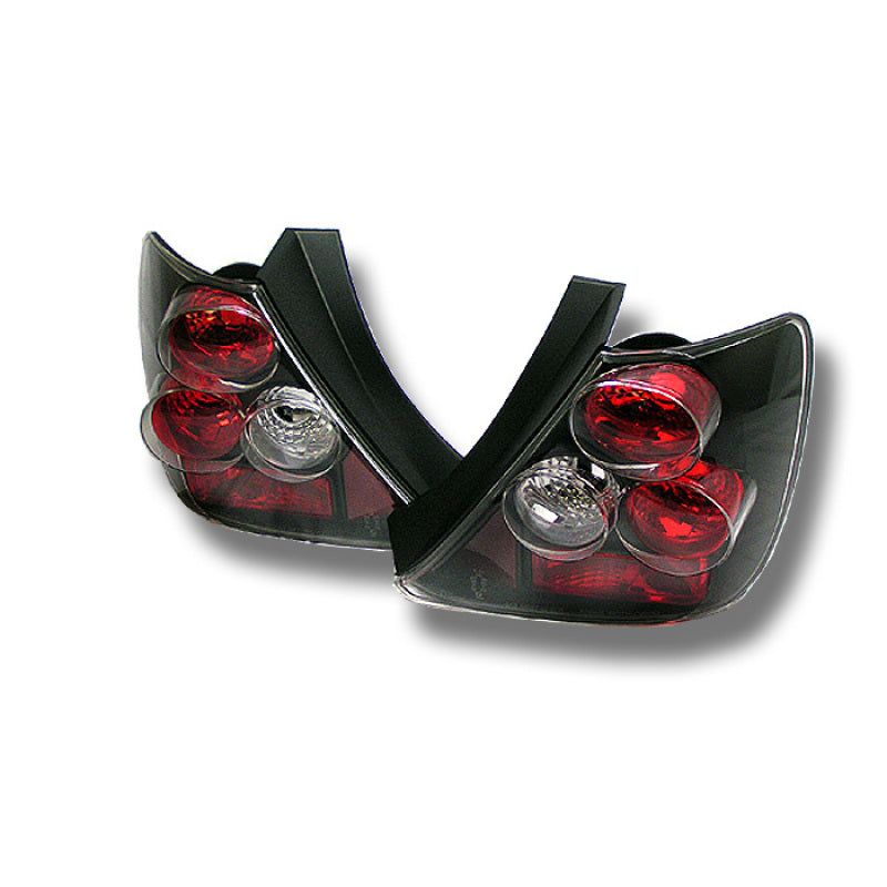 FR SPORT Spyder Honda Civic Si 03-05 Hatchback 3DR Euro Style Tail Lights Black ALT-YD-HC03-3D-BK...