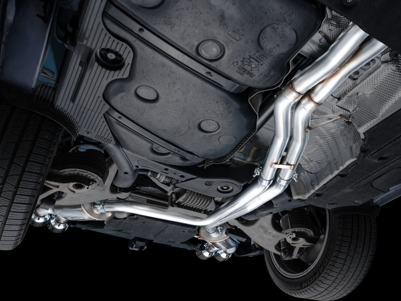 AWE Tuning 2022+ Porsche Macan 2.9TT Touring Edition Catback Exhaust w/ Chrome Silver Tips 3015-42952