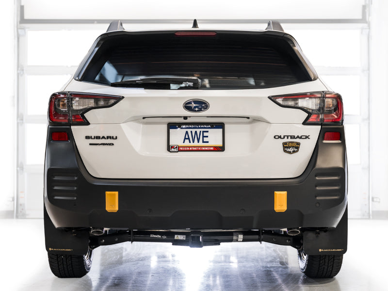 AWE Tuning AWE 20-25 Subaru Outback (Wilderness & XT) 0FG Catback Exhaust w/Dual BashGuards 3015-38246