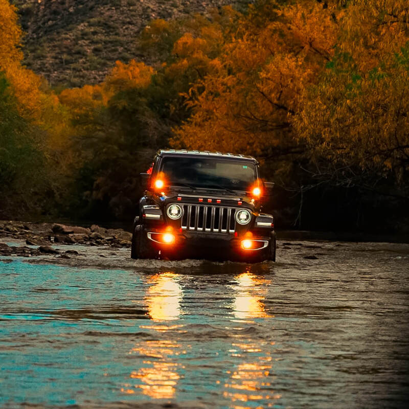 ARB Jeep JL/JT Nacho SAE Only Amber Plug N Play Fog Light Kit (Bumper Kit) V3JW2KASO